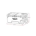 Igloo Coremax 120 Tekerlekli Buzluk 120 Litre
