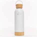 Igloo Hydrate Pro 500 ml Beyaz Bambu Taban ve Kapaklı Çelik Termos