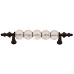 Iğne Ayak Kristal Kulp 96mm Siyah