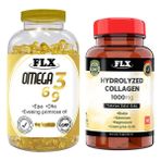 Igor Flx Omega 3-6-9 Balık Yağı 90 Softgel & Flx Kollajen 60 Tablet