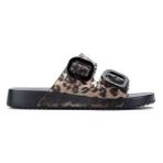 İgor Habana Brillo Kadın Terlik Leopar Siyah Negro S10336-002