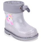 Igor İgor W10339 Bimbi Unicornio Gümüş Ortopedik Kız Çocuk Yağmur Çizme