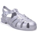 Igor S10346 Bıarrıtz Mate Metal Gümüş Ortopedik Günlük Kadın Sandalet