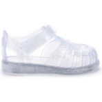 Igor Tobby Gloss Glitter Kız/Erkek Çocuk Sandalet 28 Numara Mikrofiber ve PVC Malzeme ile Rahat Kullanım S10308 - Transparan