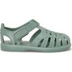 Igor TOBBY SOLID Yeşil Unisex Çocuk Düz Sandalet PVC Malzeme ile Kısa Topuklu Tasarım