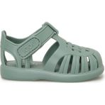 Igor TOBBY SOLID Yeşil Unisex Çocuk Düz Sandalet PVC Malzemeden Kısa Topuklu Tasarım