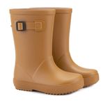 IGOR Unisex Çocuk Kir Tutmaz Suya Dayanıklı Yağmur Çizmesi, 22, W10256, Karamel, Unisex Çocuk