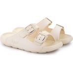 Igor Unisex Fildişi Sandalet Tokalı Düz Taban Kauçuk Malzeme ile Kız Çocuklar İçin