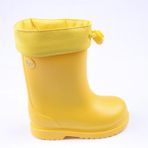 İgor W10101-008 Chufo Cuello İçi Kürklü Sarı Çocuk Yağmur Çizmesi