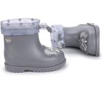 İgor W10242 Bimbi Elefante Erkek/Kız Çocuk Su Geçirmez Yağmur Kar Çizmesi Gri 26