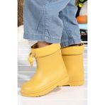 İgor W10257 Bimbi Euri Su Geçirmez Sarı Unisex Çocuk Yağmur Kar Çizmesi