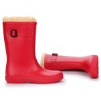 İgor W10260 Splash Euri Borreguito Unisex Çocuk Su Geçirmez Kırmızı Yağmur Kar Çizmesi