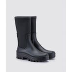 Igor W10301 Soul Engomado Waterproof Kadın Bot Siyah Su Geçirmez Silikon Malzeme Kalın Topuklu