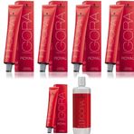Igora Royal 4-68 Kahve-Çikolata Kızıl 5 Adet Saç Boyası + 1 lt Oksidan