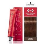 Igora Royal 6-6 Koyu Kumral-Çikolata 6 Adet Saç Boyası