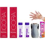Igora Royal 7 - 1 Kumral Sandre 2 Adet Saç Boyası+Oksidan
