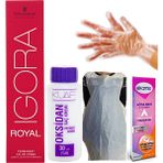 Igora Royal 8-1 Açık Kumral Sandre Saç Boyası + Oksidan