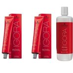 Igora Royal 8-65 Açık Kumral-Çikolata Altın x2 Saç Boyası + 1 L Oksidan