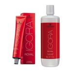 Igora Royal 9,5-1 İnci 6 Adet Saç Boyası + 1 lt Oksidan