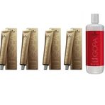 Igora Royal Absolutes 7-140 Kumral Kül Bej 4 Adet Saç Boyası + 1 lt Oksidan