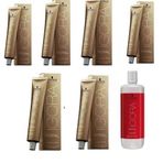 Igora Royal Absolutes 7-50 Kumral-Doğal Altın 6 Adet Saç Boyası + 1 lt Oksidan