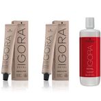 Igora Royal Absolutes 7-50 Kumral-Doğal Altın x2 Saç Boyası + 1 L Oksidan