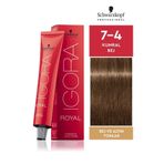 Igora Royal Altın Tonlar 7-4 Kumral Bej 60 ml Saç Boyası
