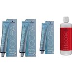 Igora Royal Highlifts 10-1 Ultra Sarı Sandre x3 Saç Boyası + 1 L Oksidan