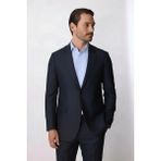 İGS Erkek Lacivert Regular Fit Klasik Takım Elbise - 6 Drop - 48