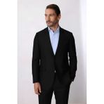 İGS Erkek Siyah Regular Fit Klasik Takım Elbise - 6 Drop - 58