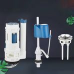 IGTOPS WC dolum parçaları, su tankı tuvalet sifonu onarım seti, gider durulama vanası, düğme seti, tuvalet sifonu yenileme seti (24 mm)
