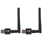 IGUATU 2X Mini USB Wifi Adaptörü 150 Mbps 2Db Wifi Dongle Mt7601 Wi-Fi Alıcısı Kablosuz Ağ Kartı 802.11B/G