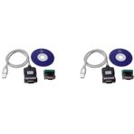 IGUATU 2X USB 2.0 - RS485-485 RS422-422 DB9 COM Kablosu Seri Bağlantı Noktası Aygıt Dönüştürücü Adaptörü, PL2303