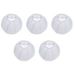 IGUATU 5X Beyaz Çince/Japon Kağıt Fener/Lamba 8 "Çap