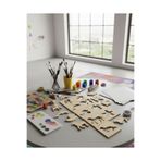 ih ihra 10'lu Eğitici Hayvan Figürlü Çizgi Çalışma Şablonu - Okul Öncesi Montessori Oyuncak Seti (10x10 cm)