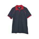 İhraç Fazlası Kısa Kol Erkek T-shirt Kırmızı - Lacivert