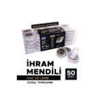 İhram İçin Doğal Temizleme Mendili, Hac - Umre Alkolsüz ve Kokusuz Mendil 50 Adet