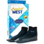 İhvan Dosso Comfort Termal Mest – Altı Deri, Nefes Alabilen, Su Geçirmez, Sıcak Tutan Abdest Çorap - Siyah - 39