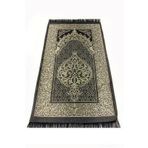 İhvan Ekonomik Osmanlı Tafta Seccade - 0150 - Siyah