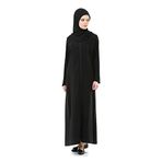 ihvan online 5008-1 Siyah Pratik Kendinden Örtülü Namaz Elbisesi Siyah (L)