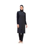 İhvan Online Adasea Tam Kapalı Tesettür Mayo 1250-24 Siyah Siyah XXL