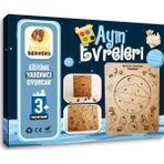 İhvan Online Ayın Evreleri Puzzle - Ingilizce ve Türkçe - Eğitici Oyuncak - 3 Yaş ve Üzeri Eğitime Yardımcı Oyuncak