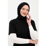 İhvan Online Düz Dikişsiz Pratik Likralı Tesettür Penye Namaz Kolluğu Beyaz