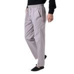 İhvan Online Erkek Gri Çınar Beach Yandan Cepli Rahat Kesim Beli Lastikli Kargo Şalvar Pantolon Gri 3XL