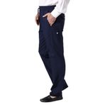 İhvan Online Erkek Lacivert Çınar Beach Yandan Cepli Rahat Kesim Beli Lastikli Kargo Şalvar Pantolon Lacivert 3XL