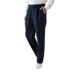 İhvan Online Erkek Lacivert Rahat Kesim Beli Lastikli Keten Hac ve Umre Şalvar Pantolon Lacivert 3XL