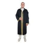 İhvan Online İmam Cübbesi - Namaz Cübbesi - Erkek Namaz Elbisesi 2 Siyah 4 4