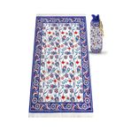 ihvan online İpek Dokulu Taşıma Çantalı Seccade Desen 5, Ihvan Online, 62x110 Cm