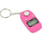 İhvan Online Işıklı Anahtarlık Zikirmatik Dijital Tesbih - Pembe - 3X7 - 1 Yaş