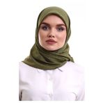İhvan Online Kofra Desenli Baş Örtü - Koyu Yeşil
